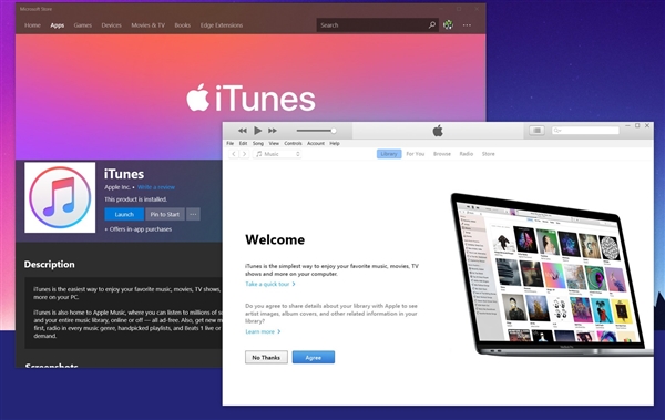 iTunes登陆Win10商店：兑现微软1年前承诺