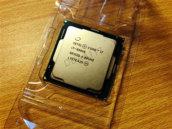 Intel处理器40周年纪念版i7-8086K曝光跑分：加速5.1GHz