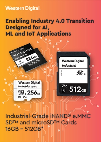 西部数据发布首款嵌入式eMMC SSD：至少能用7.6年