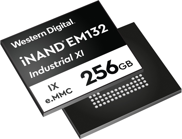 西部数据发布首款嵌入式eMMC SSD：至少能用7.6年