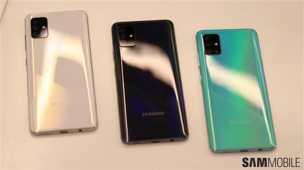 三星发布Galaxy A71、A51中端新机：打孔屏+L形四摄、三卡槽