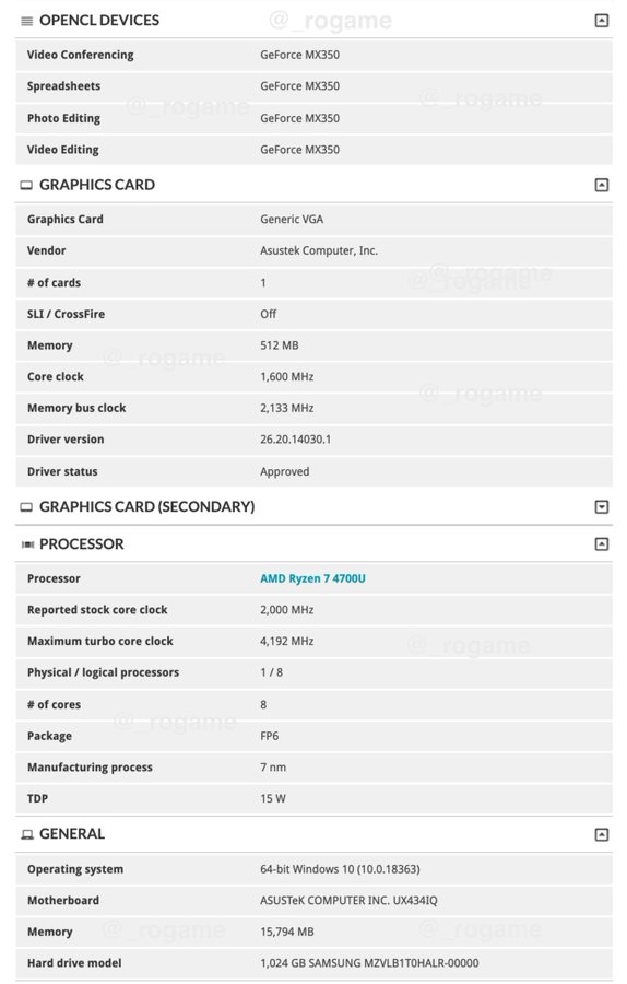 华硕轻薄本牵线：AMD锐龙4000U第一次搭档NVIDIA MX350显卡